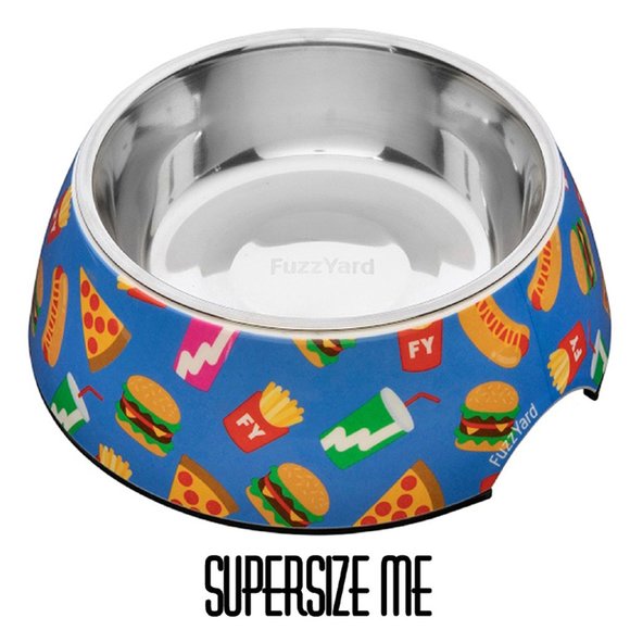 Melamine Graphic Easy Feeder Bowls - Small - Picture 1 of 4
